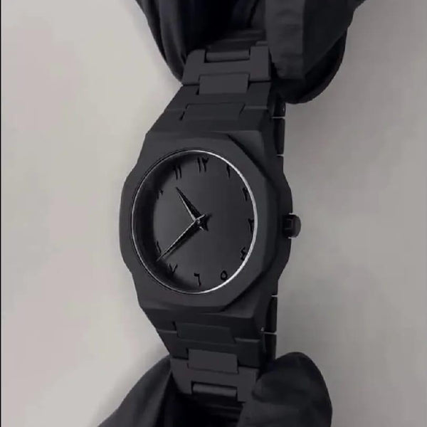 Black Arabic Aura Watch For Men Stylish Aura Watch 100% Original Watch